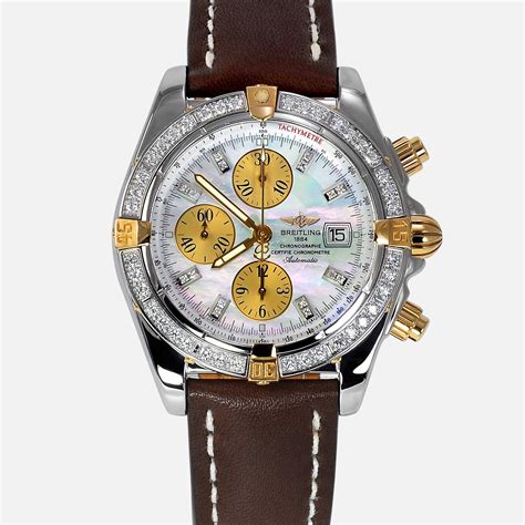 breitling emergency diamond bezel|breitling watches with diamond bezel.